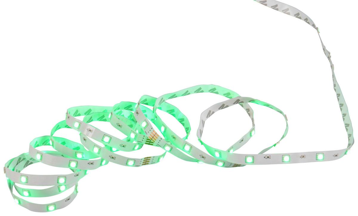 LED-STRIP IRMA - Weiß, KONVENTIONELL, Kunststoff/Metall (500cm) - Luca Bessoni