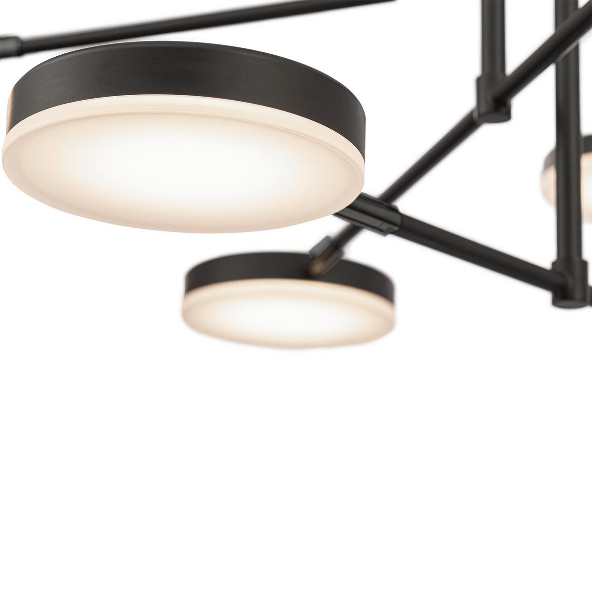Pendelleuchte Fad - Schwarz, Trend, Kunststoff/Metall (55/61,6/89cm) - MAYTONI