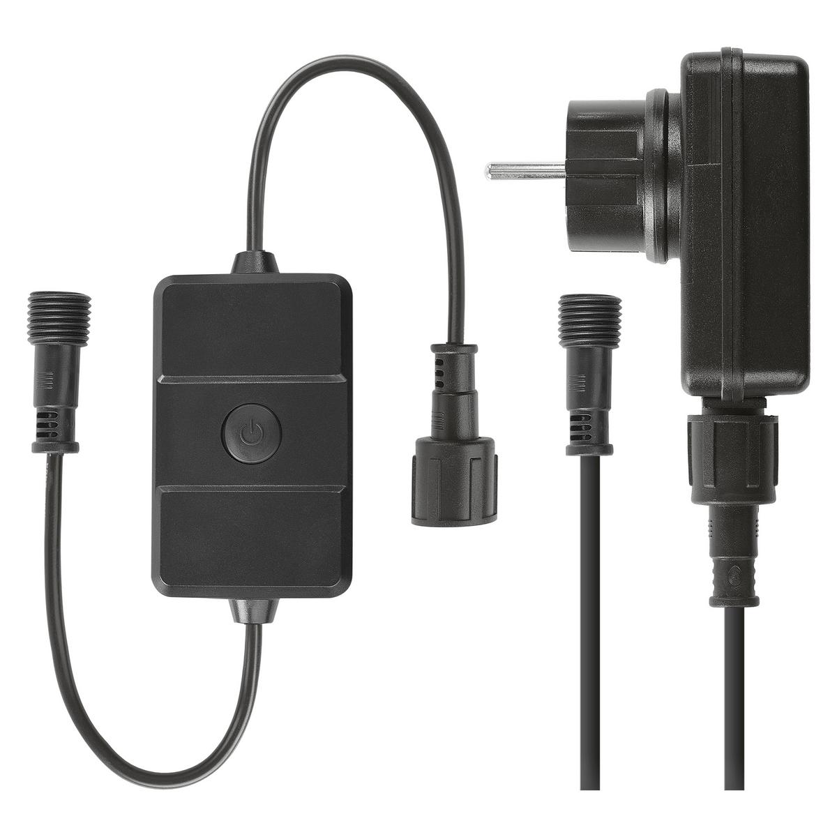 Led Fényfüzér Gosmart Kb. 15m - fekete, Basics, műanyag (1500cm)