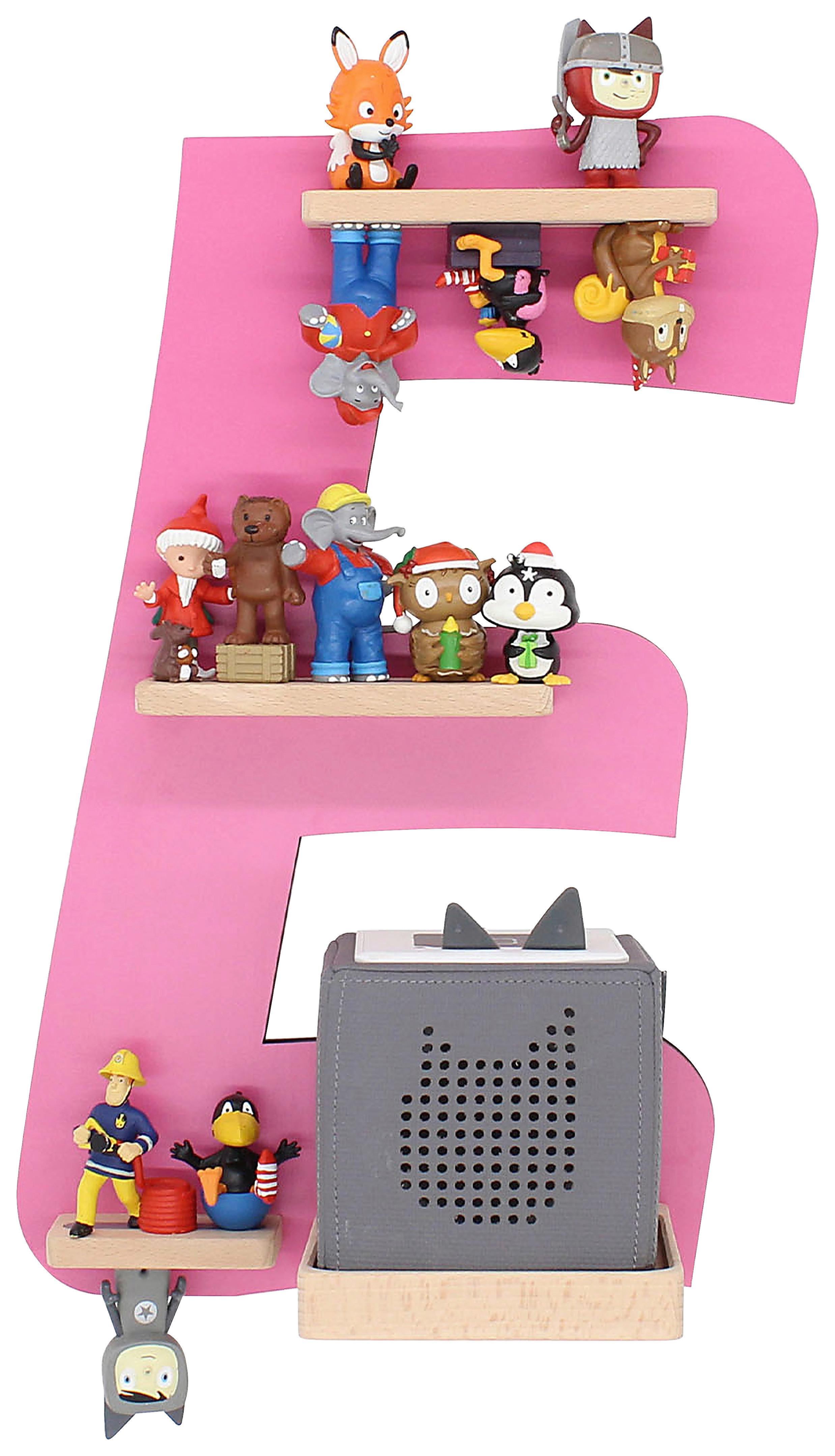 Kinderregal Boarti Pink B: 32 cm - Pink, MODERN, Holzwerkstoff (32/47/19cm) - MID.YOU