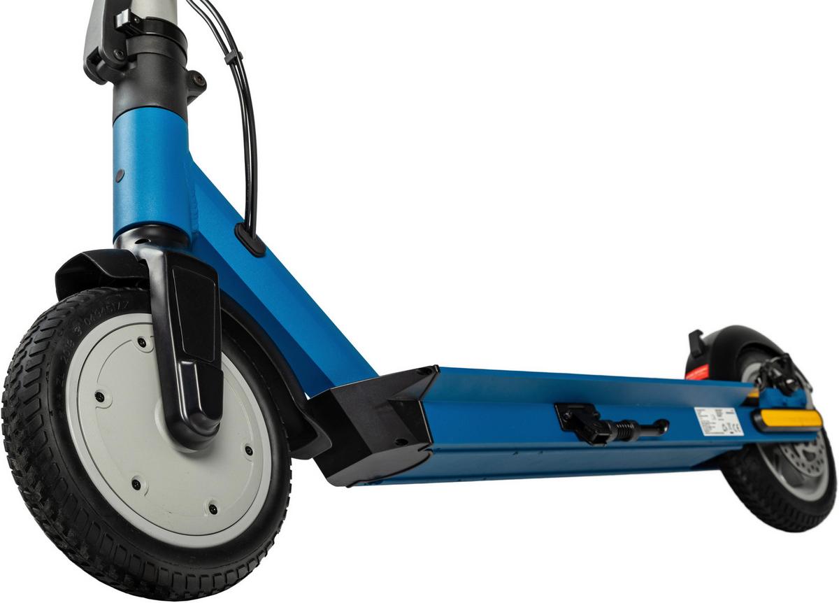 E-Scooter Grundig inkl. Digitaler Tachoanzeige - Blau/Grau, Basics, Kunststoff/Metall (116/43/114,5cm) - Grundig