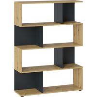 Polcos Elem Indio Inor03 - tölgyfa/szürke, Modern, faalapú anyag (106/145/33cm)