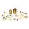 Kaffeeset Echtwerk Kaffeezubehör-Set - Goldfarben, Design, Metall (10,5cm) - Echtwerk