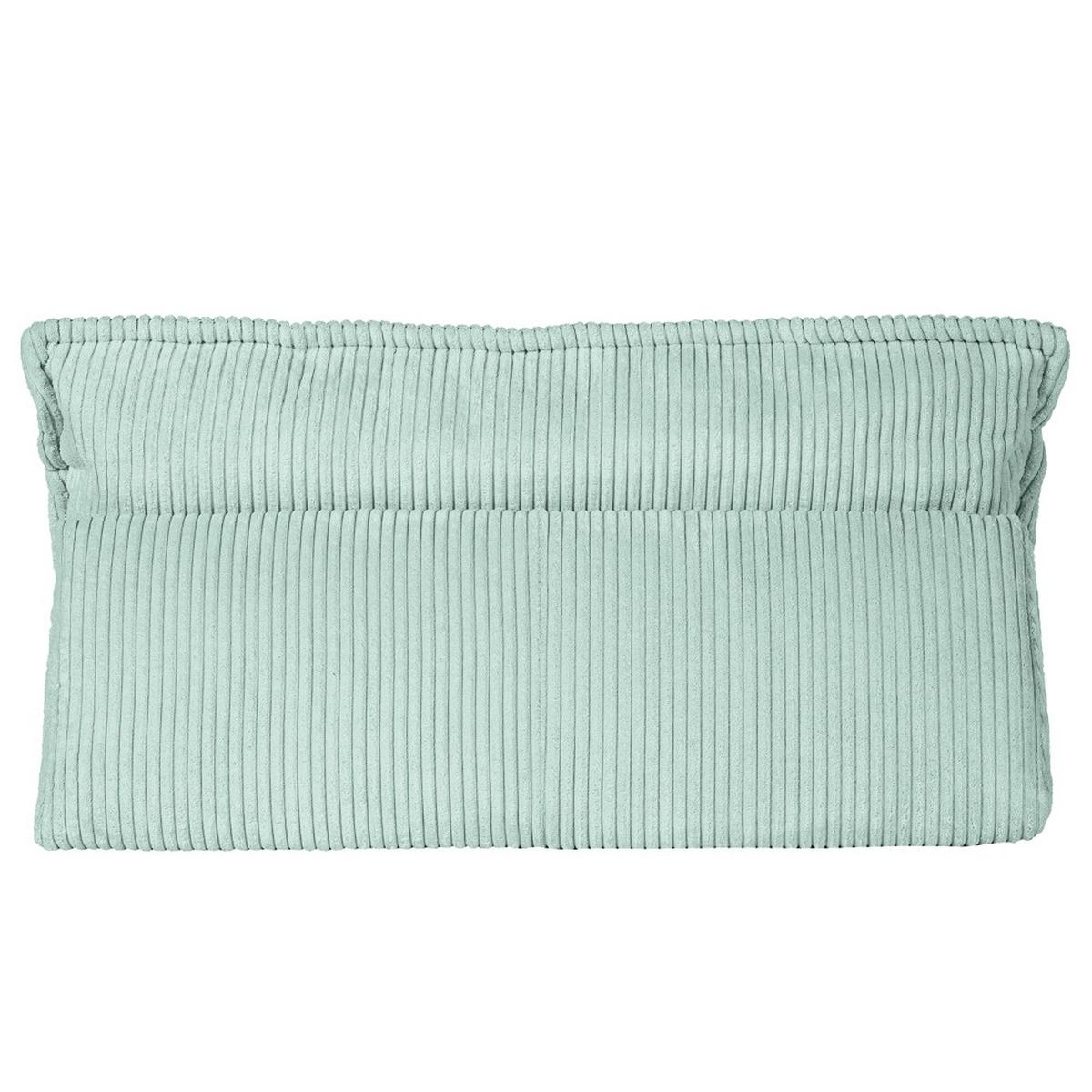 Rückenkissen Cordy, Blau B: 83 Cm - Blau, MODERN, Textil (83/25/42cm) - Trendmanufaktur