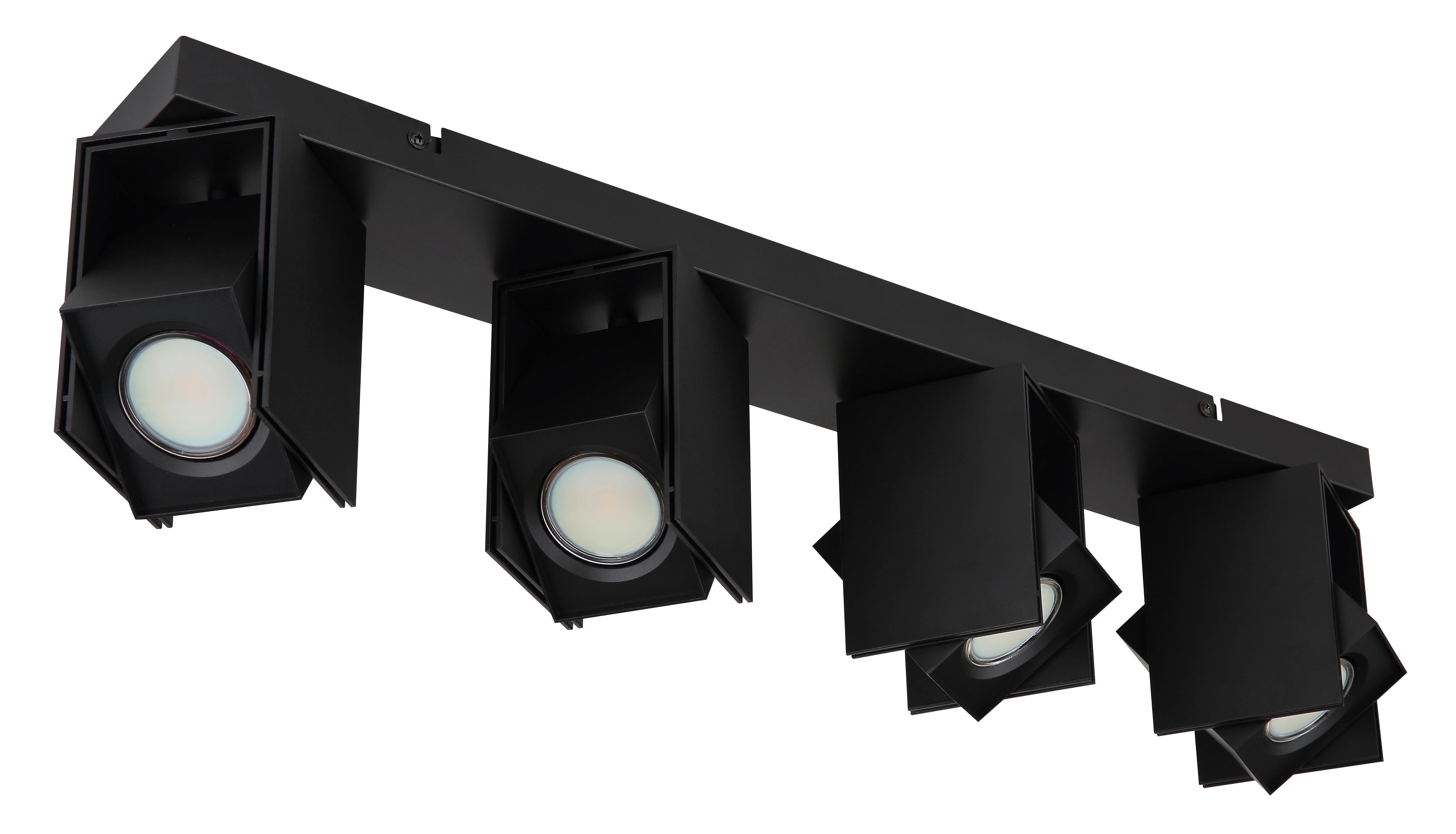 Strahler 57650-4 - Schwarz, Design, Metall (61,2/8,4/15,7cm) - Globo