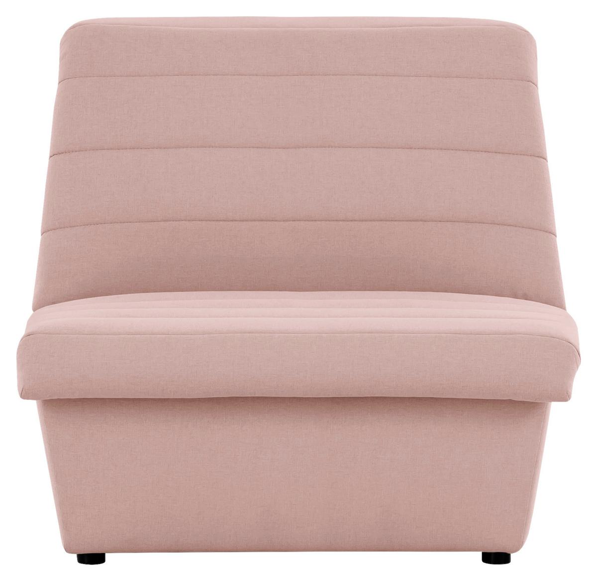 Sessel Looks Viii - Schwarz/Rosa, Design, Textil (92/92/103cm) - LOOKS by W.Joop