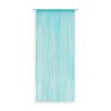 Fadenvorhang + Stangendurchzug Marietta 90x245 cm Aqua - Hellblau, KONVENTIONELL, Textil (90/245cm) - Ondega