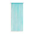 Fadenvorhang + Stangendurchzug Marietta 90x245 cm Aqua - Hellblau, KONVENTIONELL, Textil (90/245cm) - Ondega