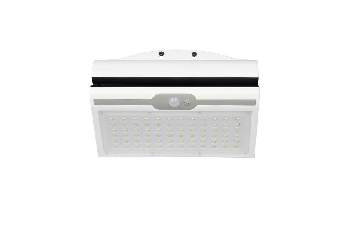 Außenwandleuchte Macapa Weiß B: 18,5 cm - Weiß, Design, Kunststoff (23/18,5/10,5cm)