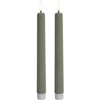 dlhá sviečka LIORIS, 22 CM - olivovozelená, plast (2,2/22,5cm) - Mömax