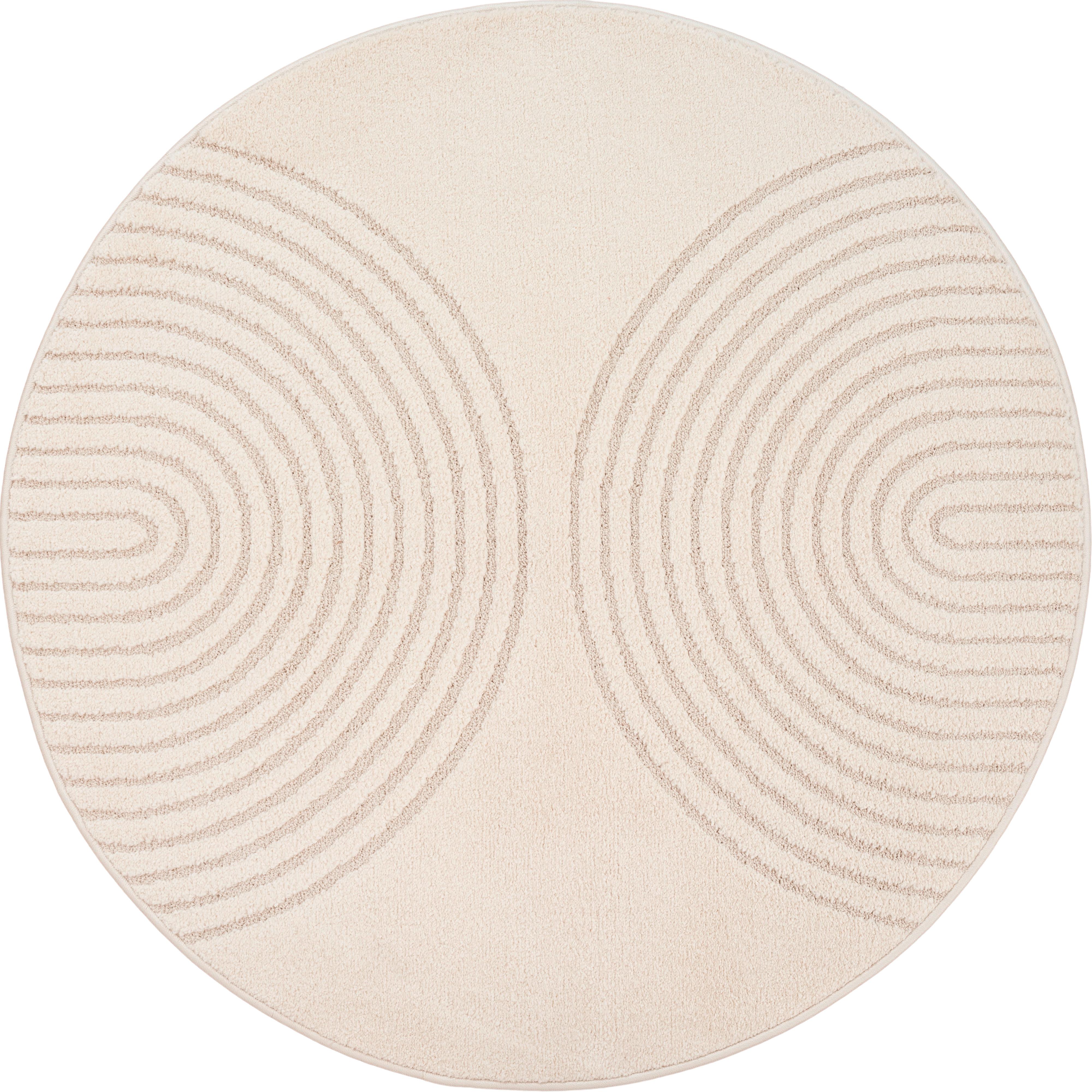 Webteppich Eclipse 2320 160-Cream - Creme, Basics, Textil (120cm)