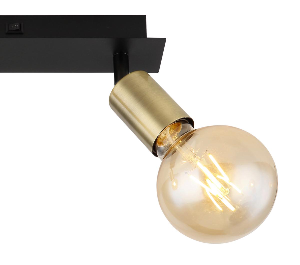 Strahler 54998-2b - Schwarz, Design, Metall (25/6/10,5cm) - Globo