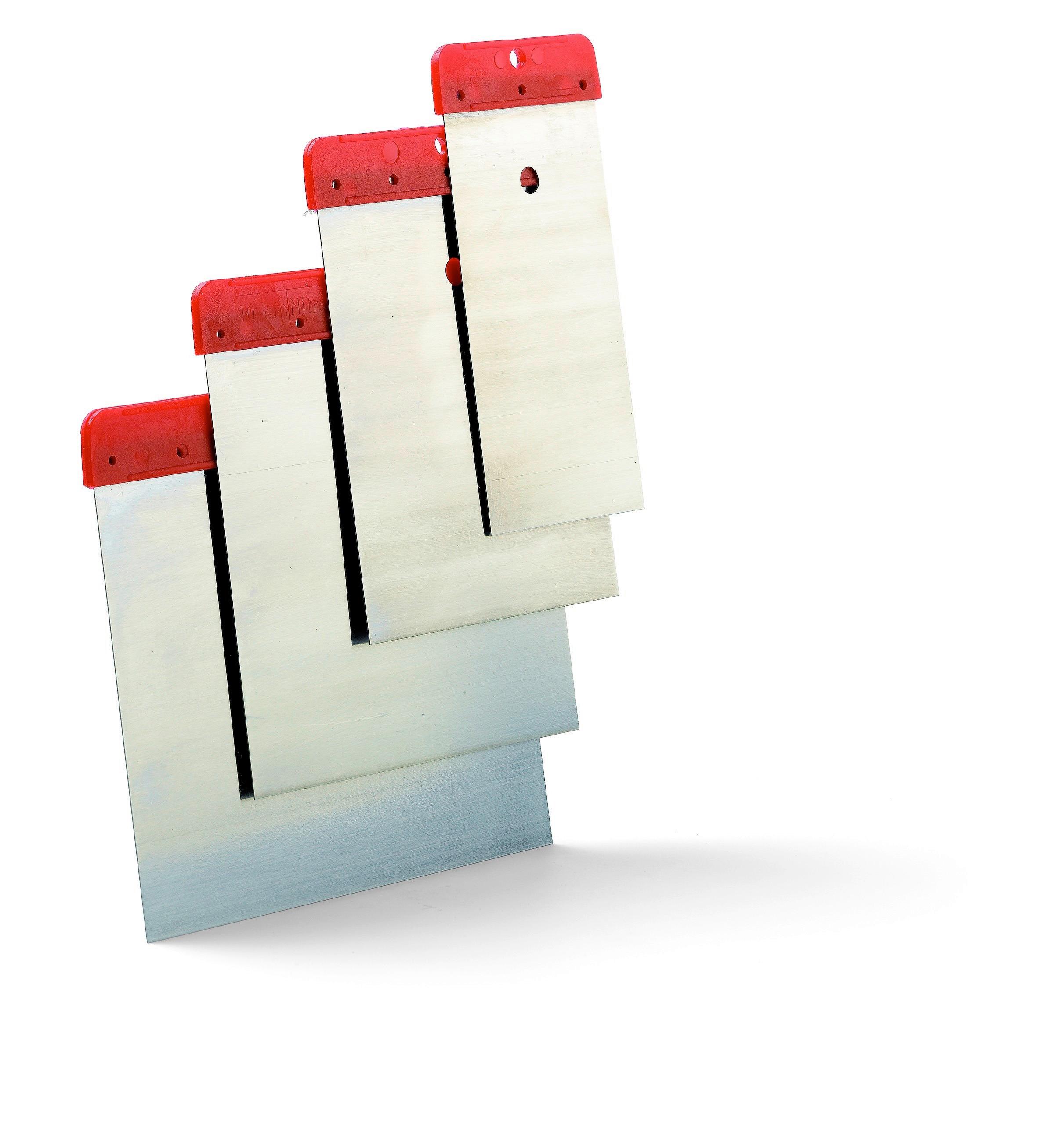 Japanspachtel S50110 Japanspachtel-Set - Rot, Basics, Kunststoff/Metall (19,50/12,30/1,50cm) - SCHULLER Eh klar