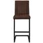Barhocker Sonja - Schwarz/Braun, MODERN, Textil/Metall (44/108/57cm) Barhocker Sonja - Schwarz/Braun, MODERN, Textil/Metall (44/108/57cm)