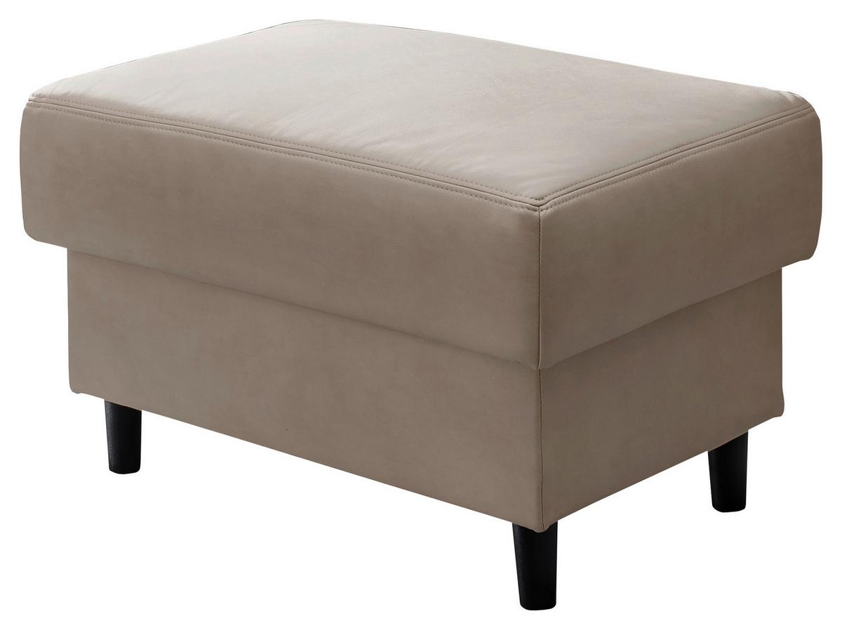 Hocker Cavoli, Beige B: 76 cm - Beige/Schwarz, MODERN, Textil (76/46/55cm) - Livetastic