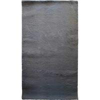 Fellteppich Magarete Stahlgrau 80x150 Cm - Dunkelgrau, Textil (80/150cm) - Luca Bessoni