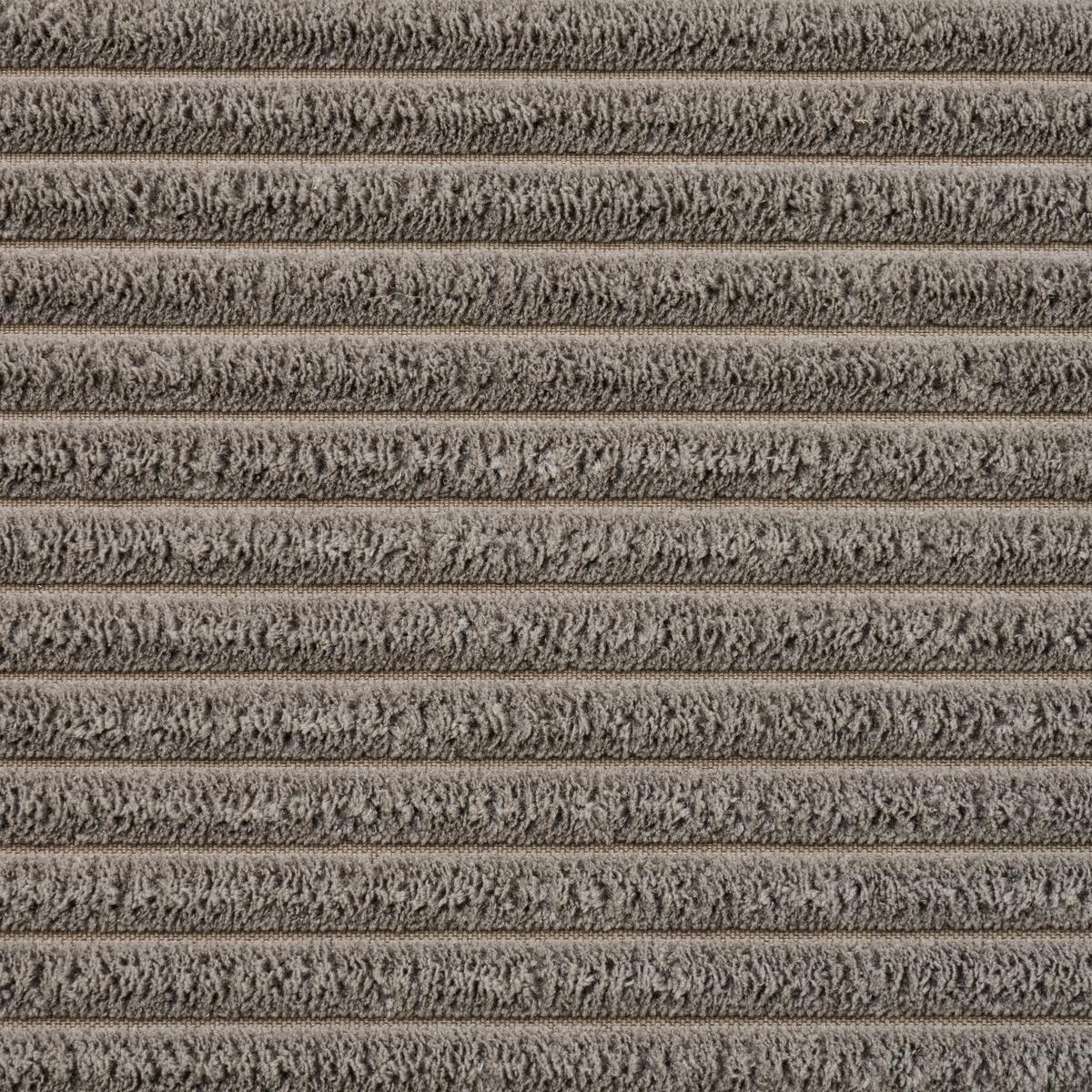 Sitzbank ohne Lehne Cord Dunkelgrau, B: 140 cm - Dunkelgrau/Schwarz, KONVENTIONELL, Textil/Metall (140/49/47cm) - MID.YOU