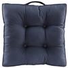 Sitzkissen Outdoor Philinia 43x43 cm Blau, Loungekissen - Blau, MODERN, Textil (43/43/8cm) - Luca Bessoni
