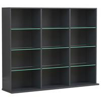 REGAL Zilas Anthrazit Dekor B: 102cm - Anthrazit, Design, Glas/Holzwerkstoff (102/82/23cm) - MID.YOU