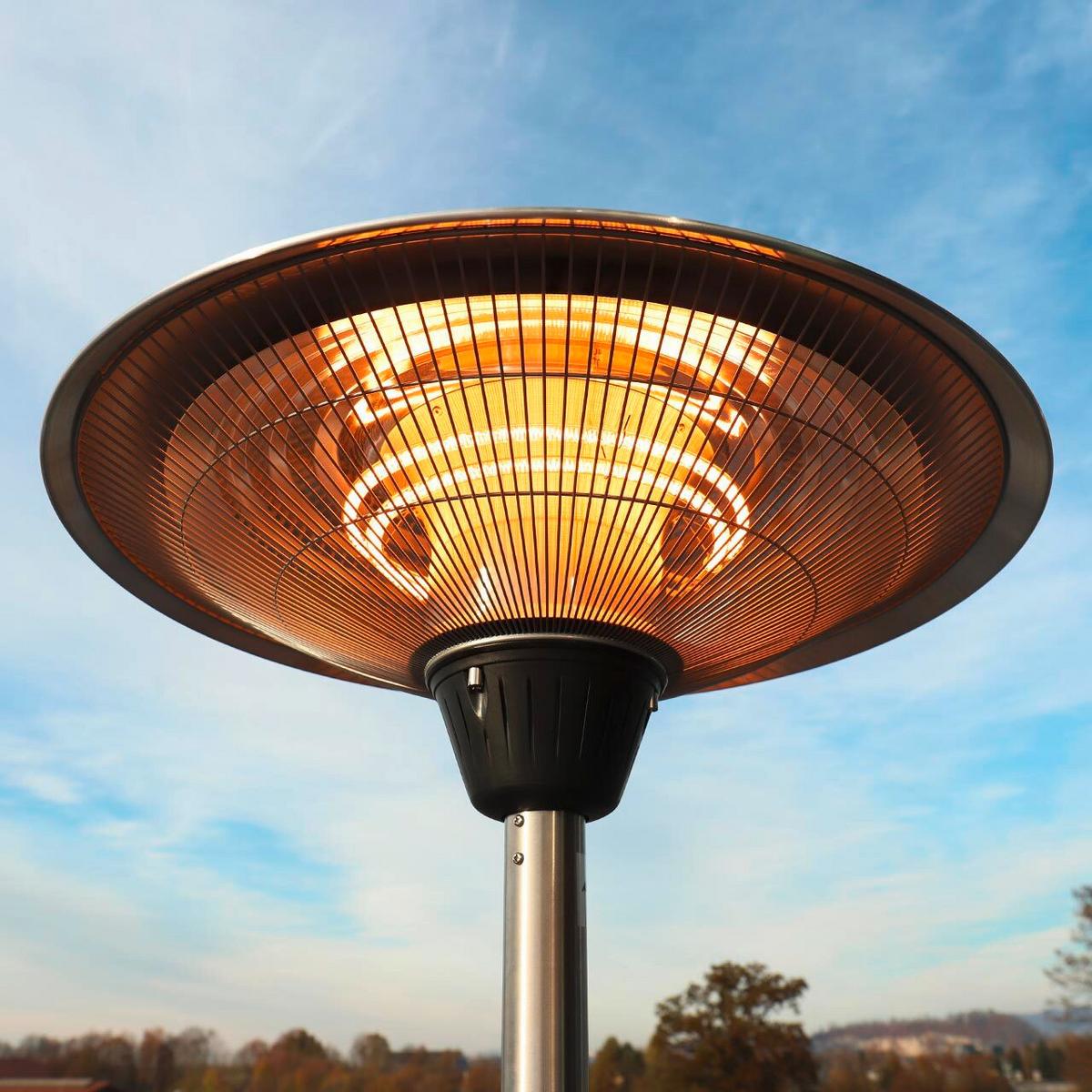 Terrassenstrahler Halogen - Alufarben, Basics, Metall (60/190/60cm)