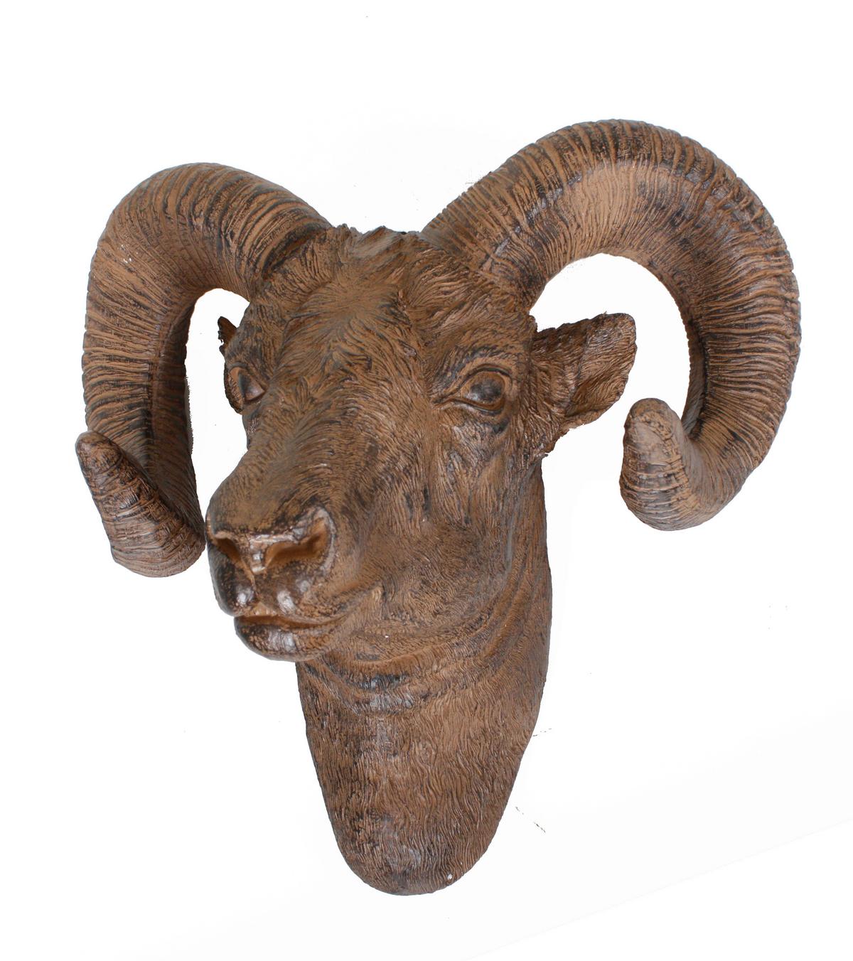 Dekokopf Braun B: 49 cm - Braun, Basics, Kunststoff (49/30/45,6cm)