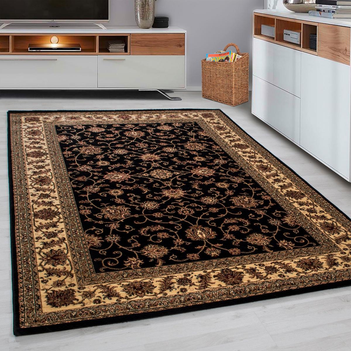 Orientalischer Webteppich Schwarz Marrakesh 200x290 Cm - Schwarz, KONVENTIONELL, Textil (200/290cm) - Ayyildiz 