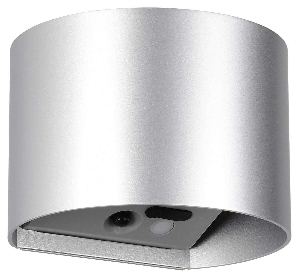 Led Falilámpa Roswitha - ezüst, Modern, műanyag (13,9/11,8/10cm) - Luca Bessoni