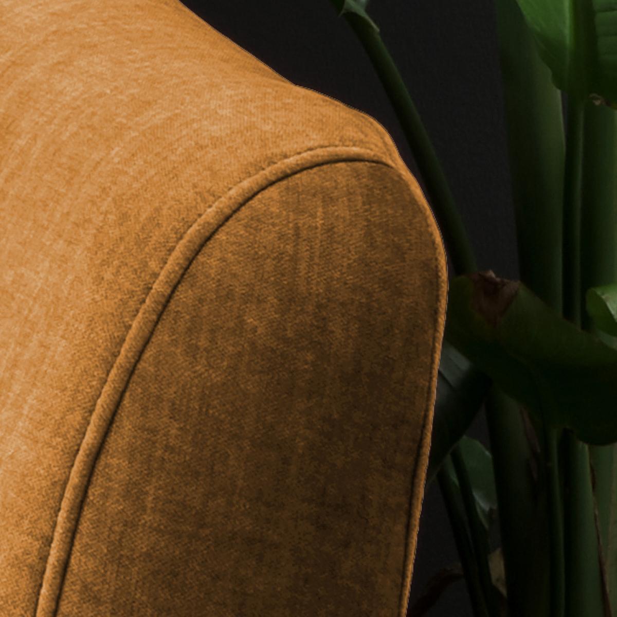 2,5-Sitzer Baggio Gelb B: 196 cm - Gelb/Buchefarben, MODERN, Textil (196/94/103cm) - Livetastic