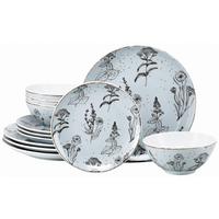 Tafelservice 12-teilig. Porzellan, hellgrau - Hellgrau, Basics, Keramik - Creatable