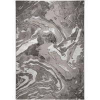 Webteppich 503119369206 - Silberfarben, Basics, Textil (120/170cm)