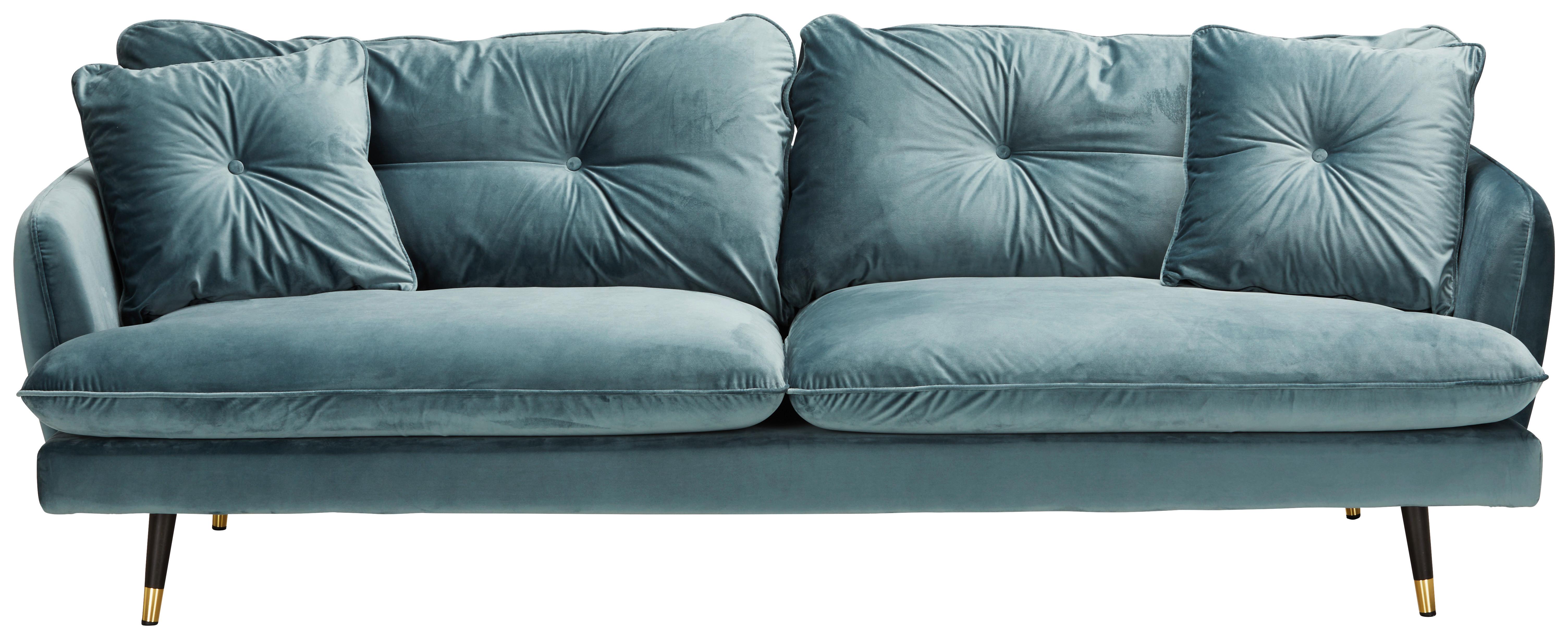 Trojmiestna Pohovka Time -3s Sofa -Trend- - petrolejová, Moderný, textil (232/80/95cm) - Modern Living