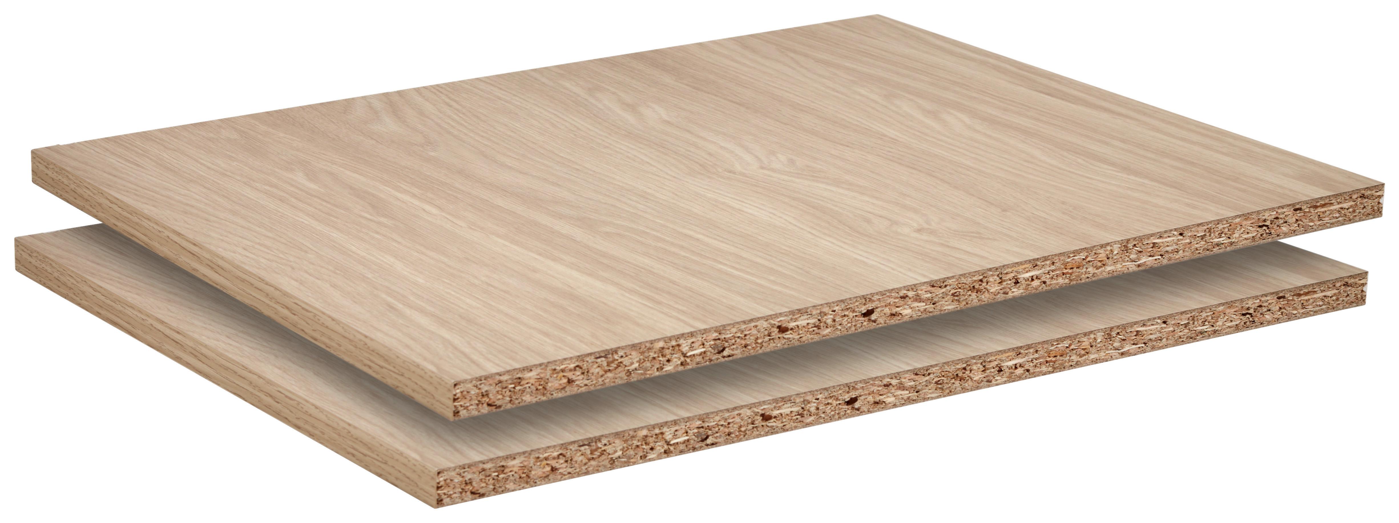 Einlegeboden Unit im Set für Schrankserie Unit 42,4x55 cm - Eichefarben, MODERN, Holzwerkstoff (42,4/1,8/55cm) - Ondega