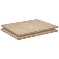 Einlegeboden Unit im Set für Schrankserie Unit 42,4x55 cm - Eichefarben, MODERN, Holzwerkstoff (42,4/1,8/55cm) - Ondega