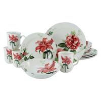 Kombiservice Keramik 4 Personen Geschirr Set - Multicolor, Keramik - Creatable