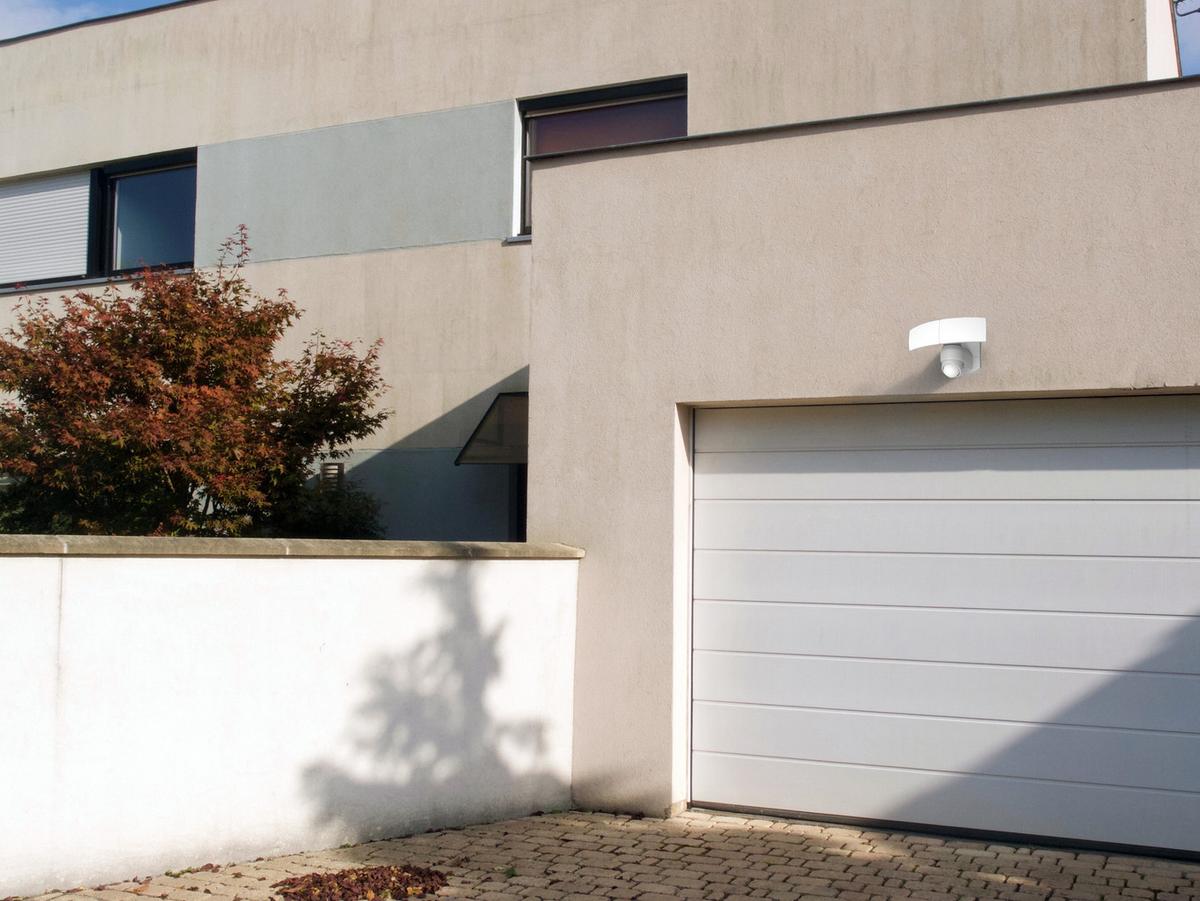 LED-Außenleuchte Arc 13 Watt Kunststoff, Wandmontage - Weiß, Design, Kunststoff (15,60cm)