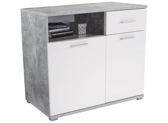 Komoda Roma 2 - sivohnedá/biela, Moderný, kompozitné drevo (100/80/45cm) Komoda Roma 2 - sivohnedá/biela, Moderný, kompozitné drevo (100/80/45cm)