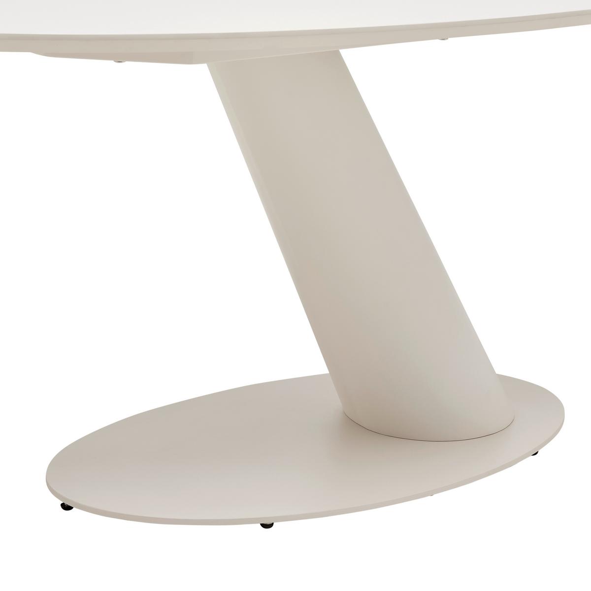 JÍDELNÍ STŮL STEVEN - béžová, Design, kov/kompozitní dřevo (180/95/76cm) - Mömax