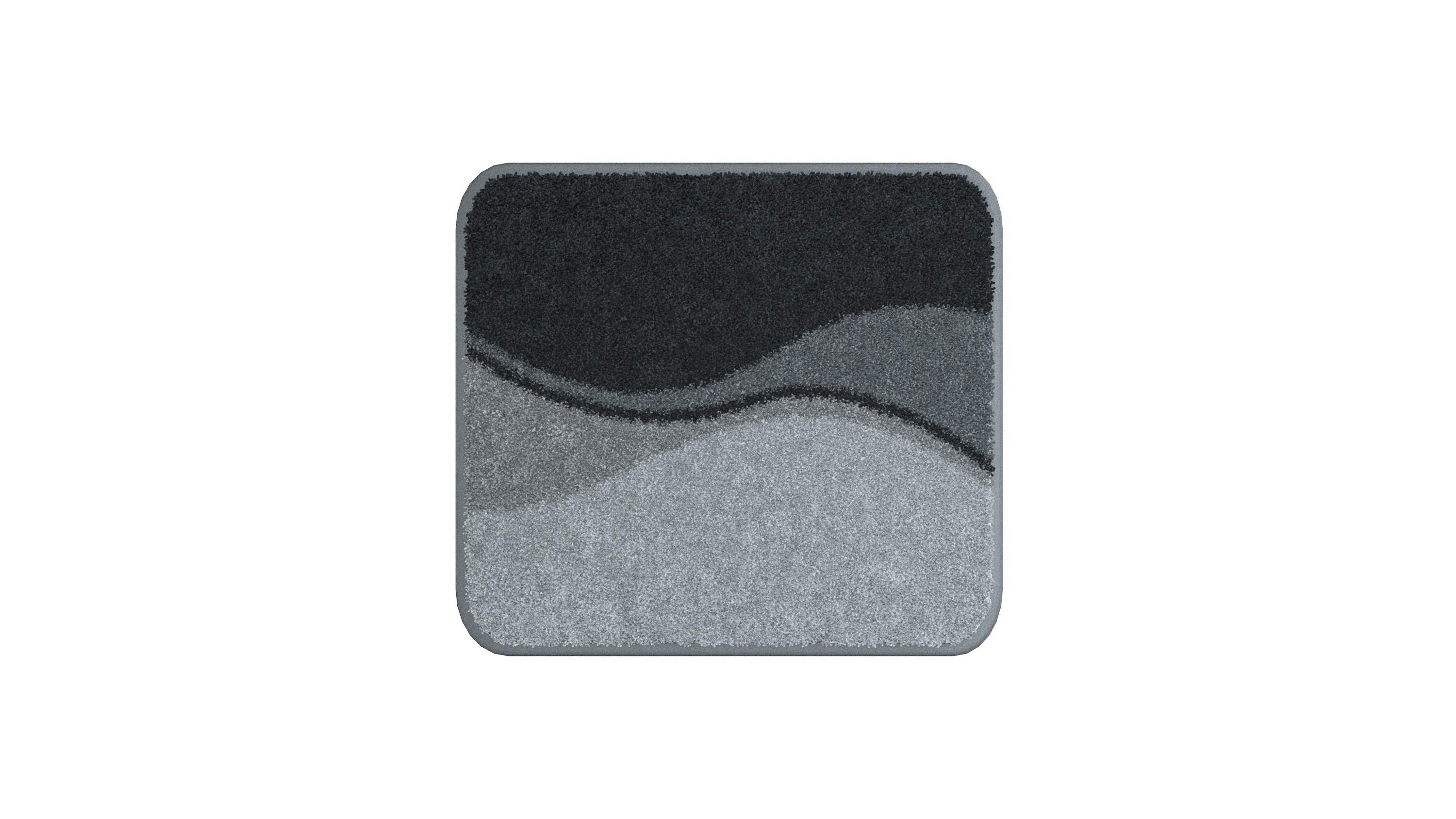 Bidet-vorleger Flash - Anthrazit, Basics, Textil (40/50cm) - Grund