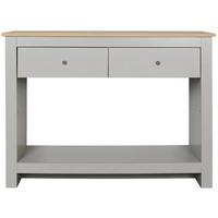 Konsole Emerald Mit Schublade Eiche Grau - Naturfarben, Design, Holzwerkstoff (97/35/76cm) - MID.YOU