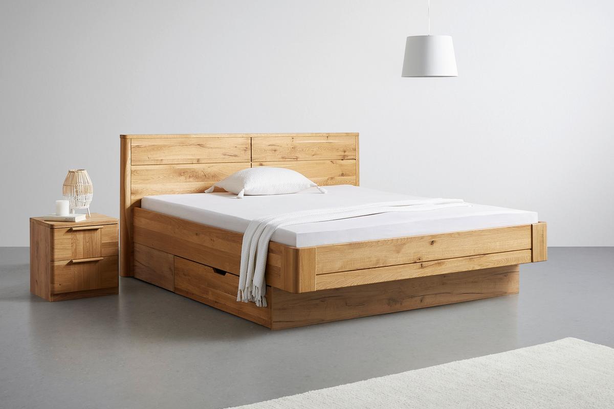 POSTEL VERO - barvy dubu, Konvenční, dřevo (180/200cm)
