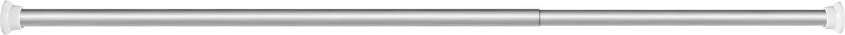 Duschvorhangstange Silber Ausziehbar L: 125-220 Cm - Silberfarben, Metall (125-220cmcm)