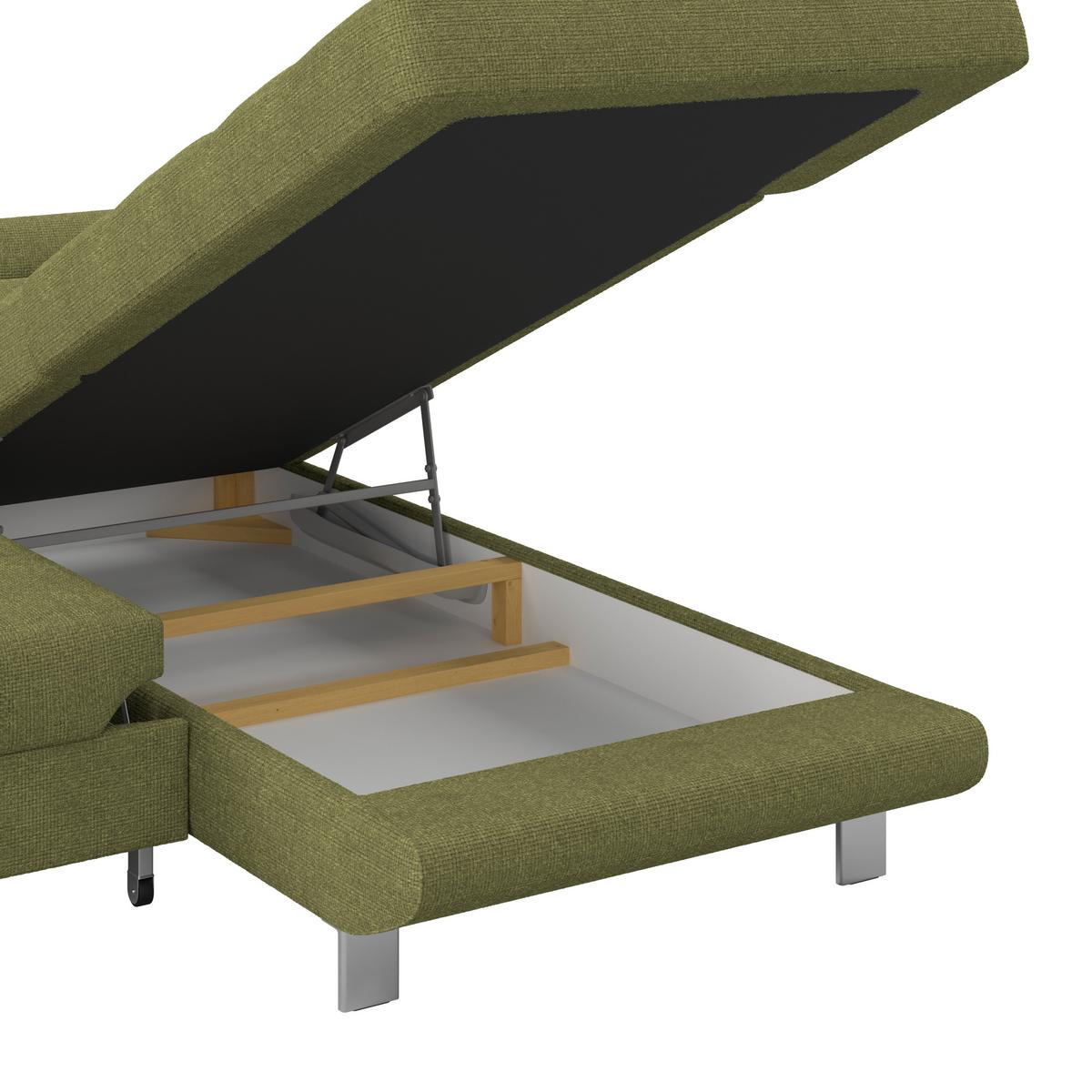 Ecksofa Savona - Khaki, MODERN, Textil (270/230cm) - Ondega