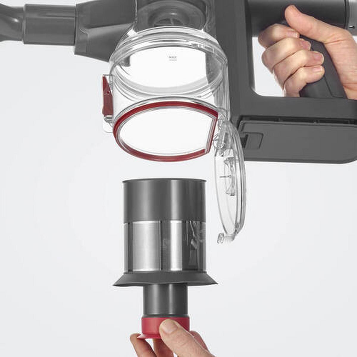 Akku-staubsauger Ohne Beutel Teleskoprohr 90 W - Anthrazit/Rot, Basics, Kunststoff (24/11,5/21cm) - Severin