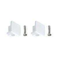 Schiennensystem-Endkappe 95653 Urail Endkappe Sw 2er - Weiß, Basics, Kunststoff (1,3/1,8/2,1cm) - Paulmann