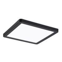 LED-Paneel L: 19 cm 71014 - Schwarz, Basics, Kunststoff (19/19/2,8cm) - Paulmann