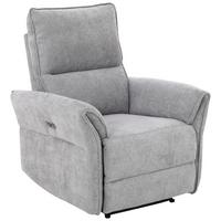 Fernsehsessel Porto - Schwarz/Grau, MODERN, Textil (86/103/92cm) - Livetastic