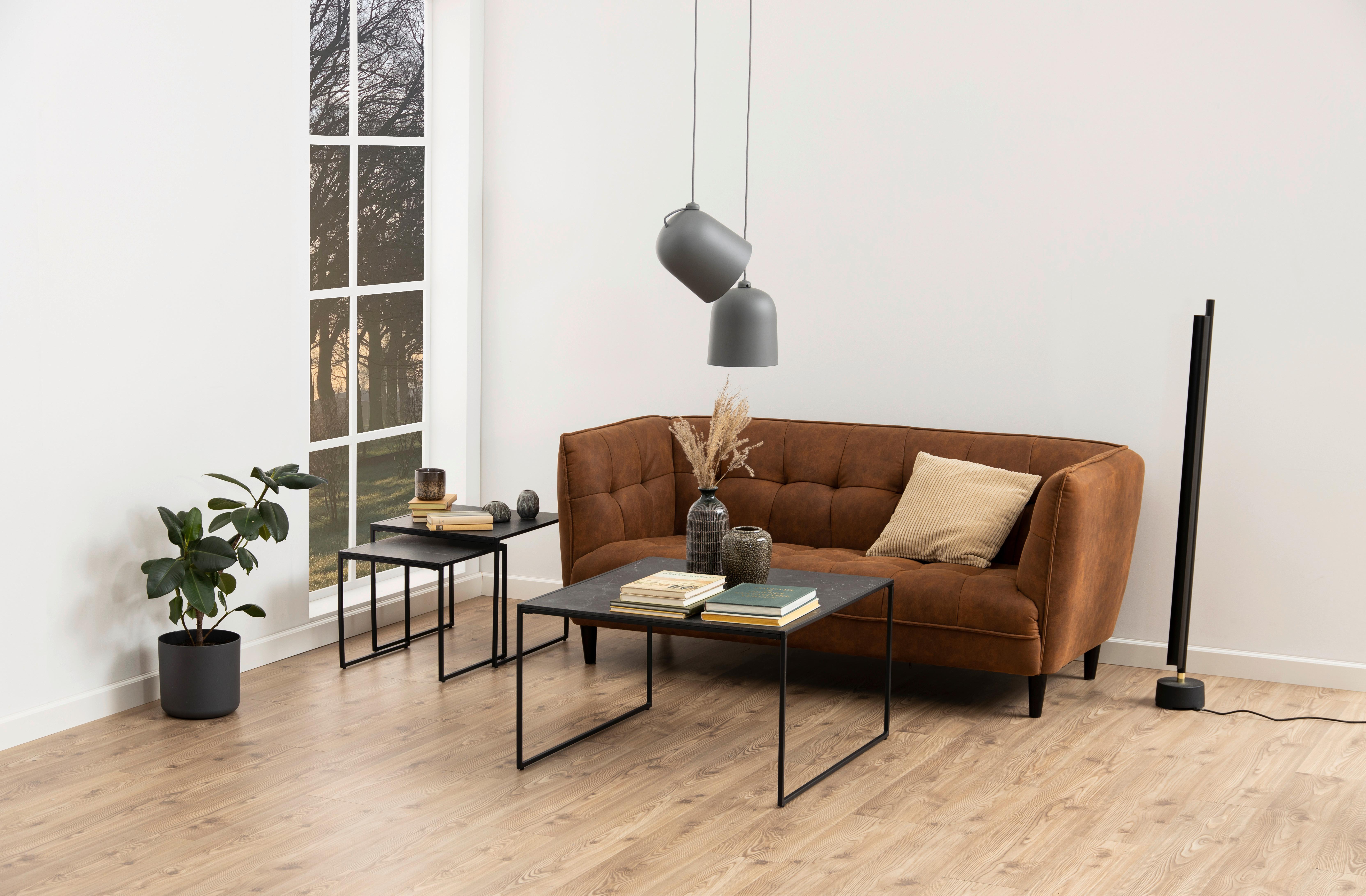 Beistelltische INFINITY quadratisch aus Dekor 2er-Set