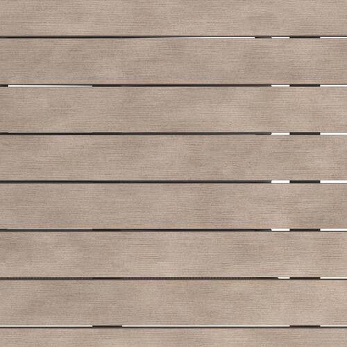 Záhradná sedacia súprava MALIA - farba akácie/svetlosivá, Modern, kov/drevo (146/60/72cm) - Bessagi Garden
