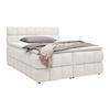 Boxspring posteľ BUBBLE BOX 180/200 cm, krémová - čierna/krémová, Konventionell, kov/drevo (180/200cm) - Premium Living