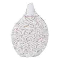 Vase Polyresin Nairobi Weiß B: 30,5 Cm - Weiß, Basics, Kunststoff (30.5/46.5/11.5cm)